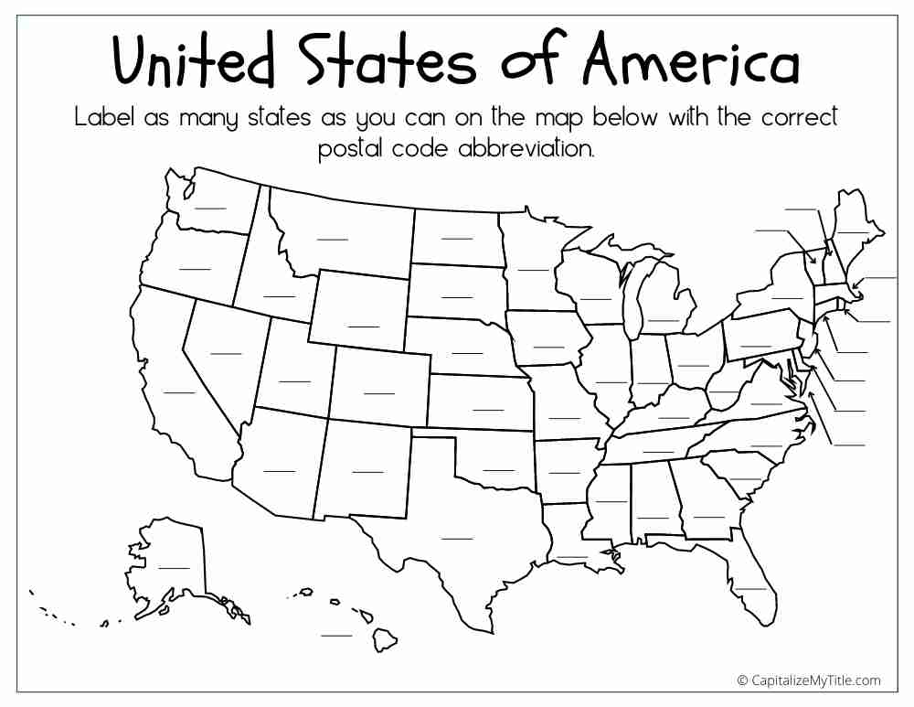 50 États américains dans l'ordre alphabétique