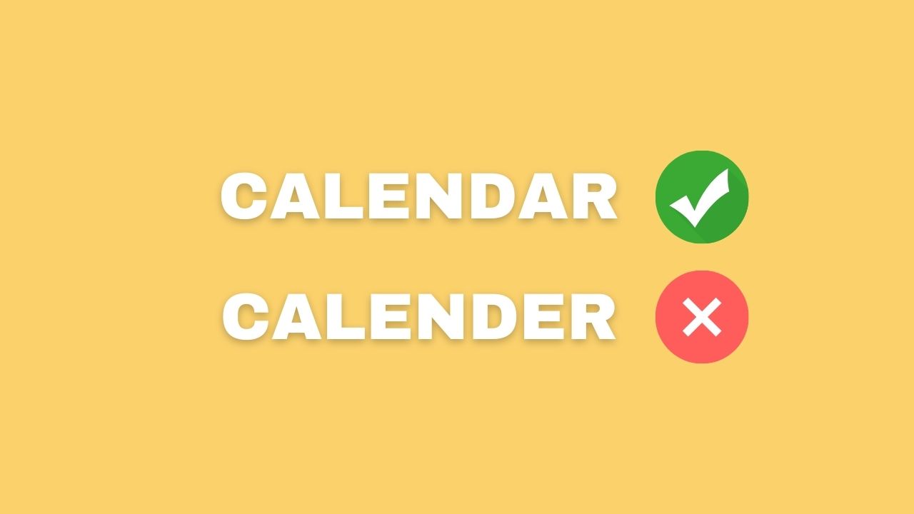 Calender vs Calendar: Quelle est l'orthographe correcte?